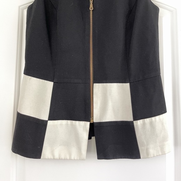 Vintage Virgo II Checker Detail Vest/Top - 10 - Picture 2 of 5